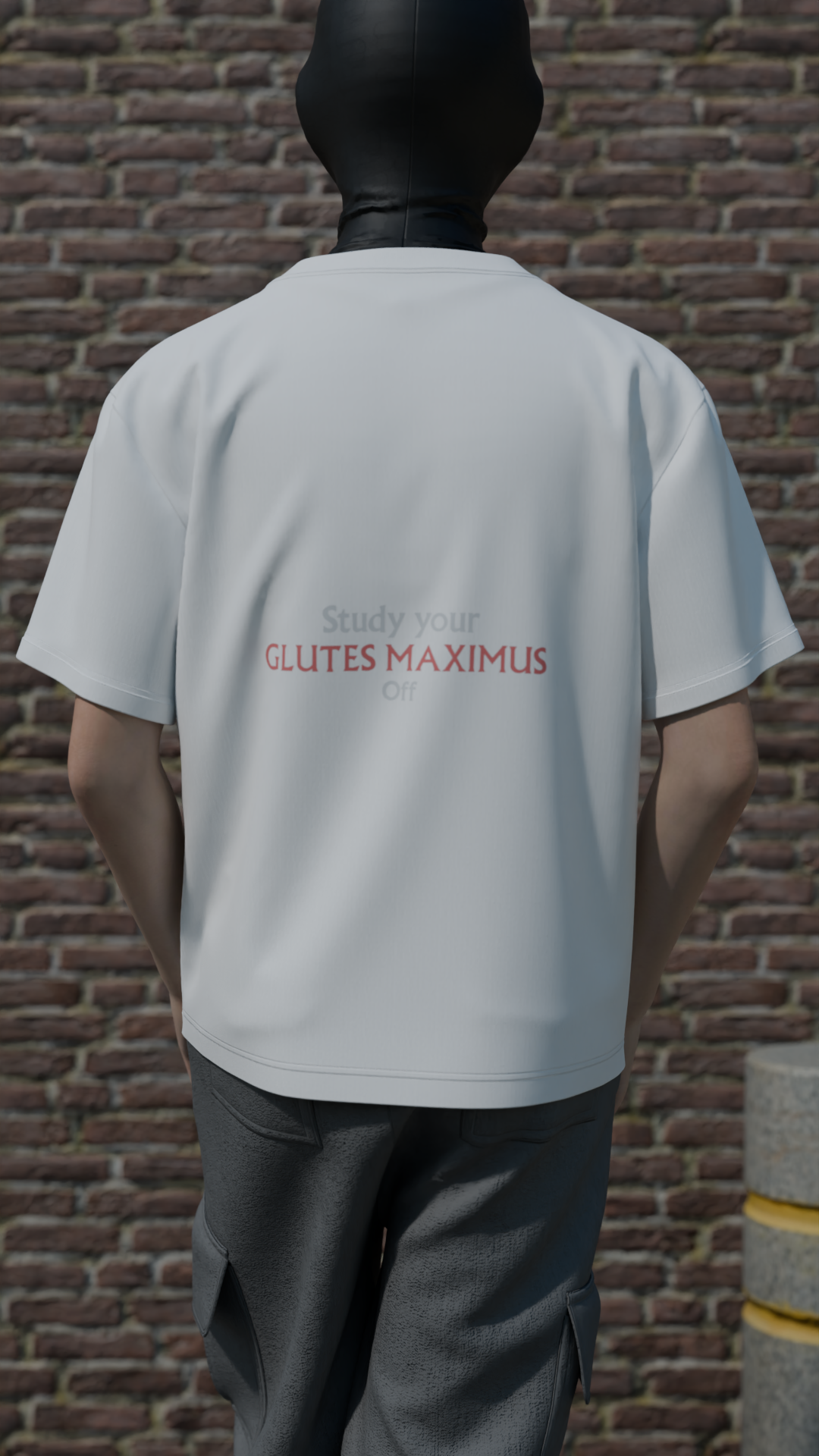 Study Your Gluteus Off’s Minimalistic Boxy Tee