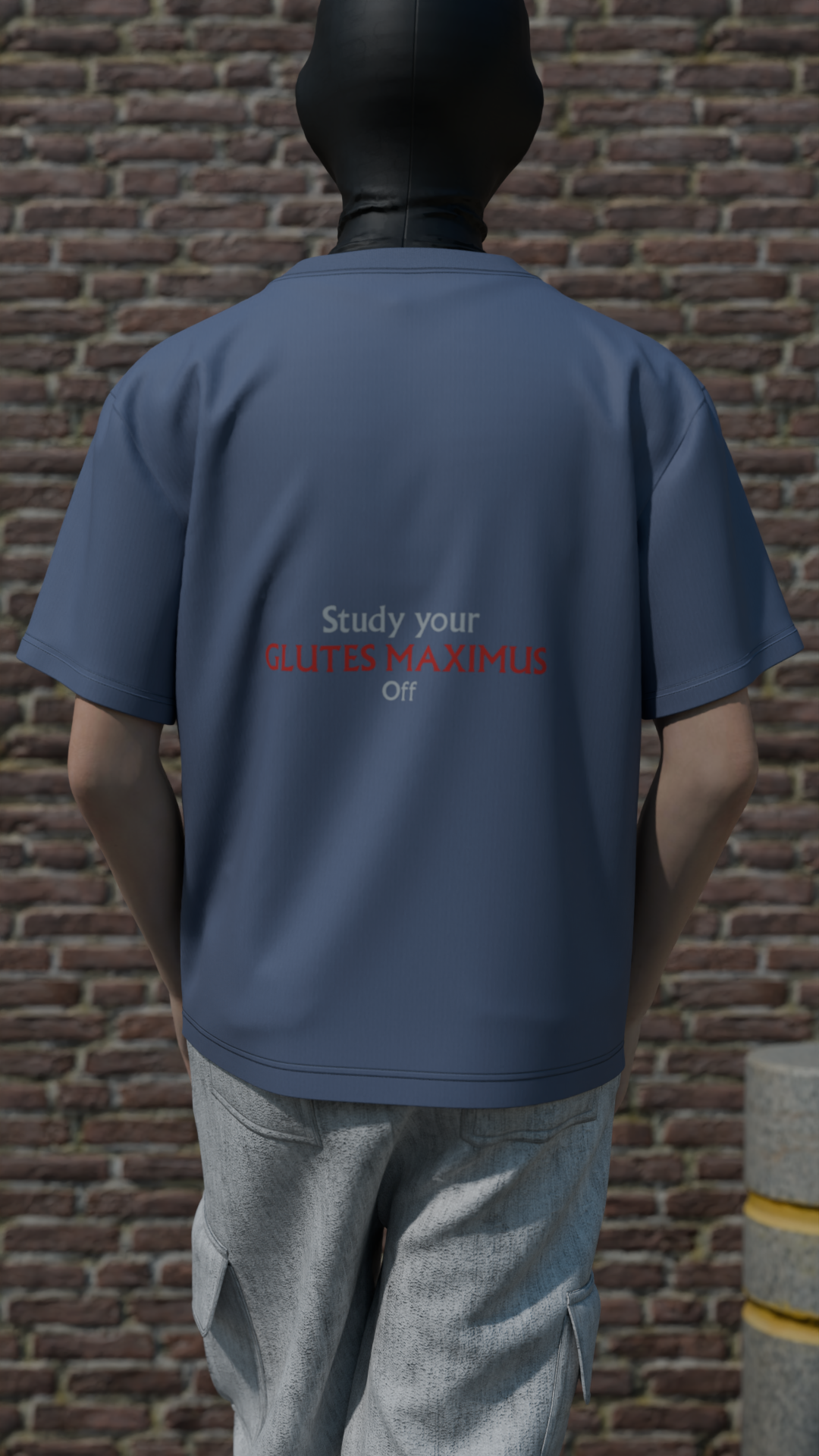 Study Your Gluteus Off’s Minimalistic Boxy Tee