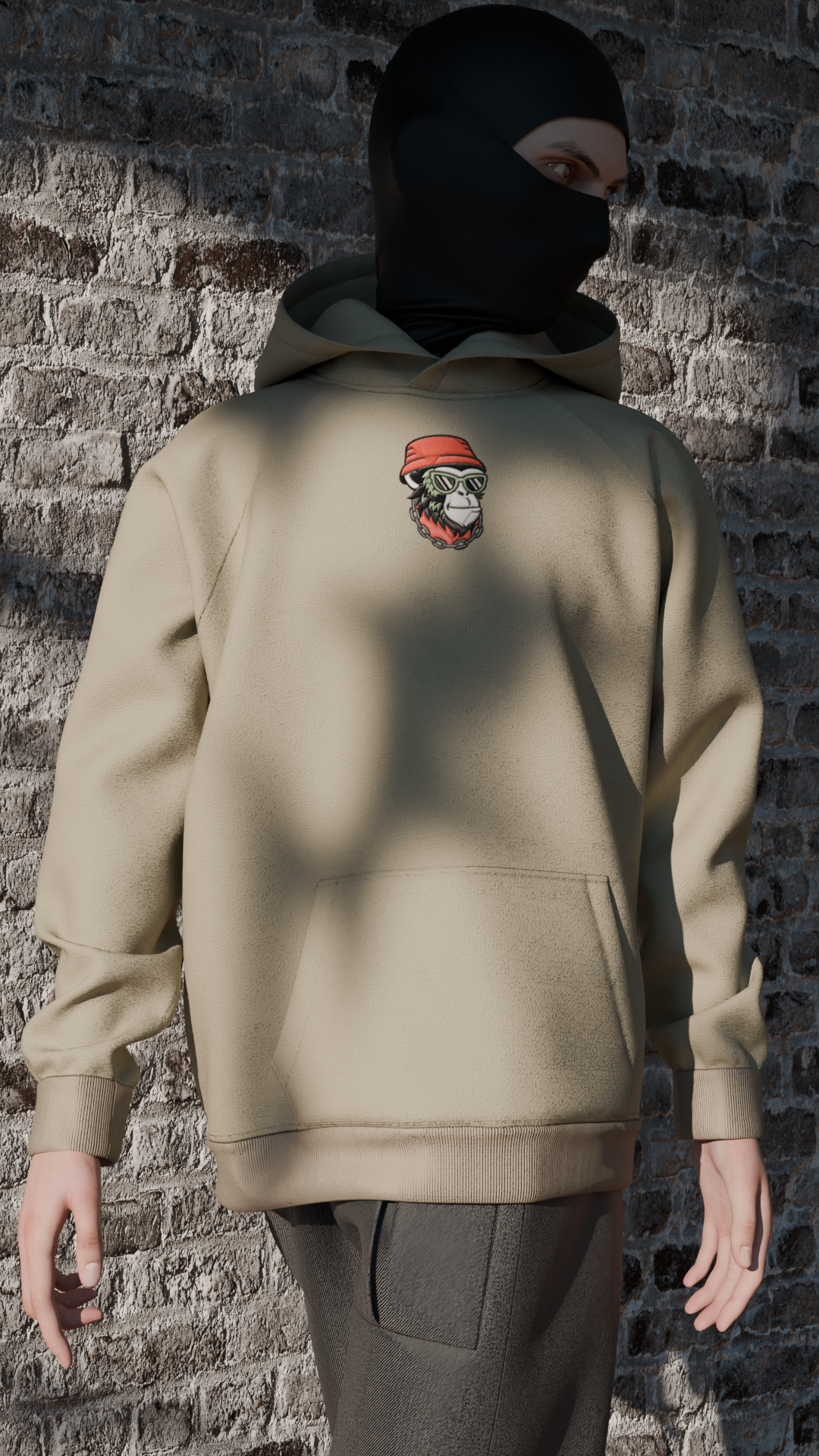 Light Grauer Star’s Oversized Hoodie