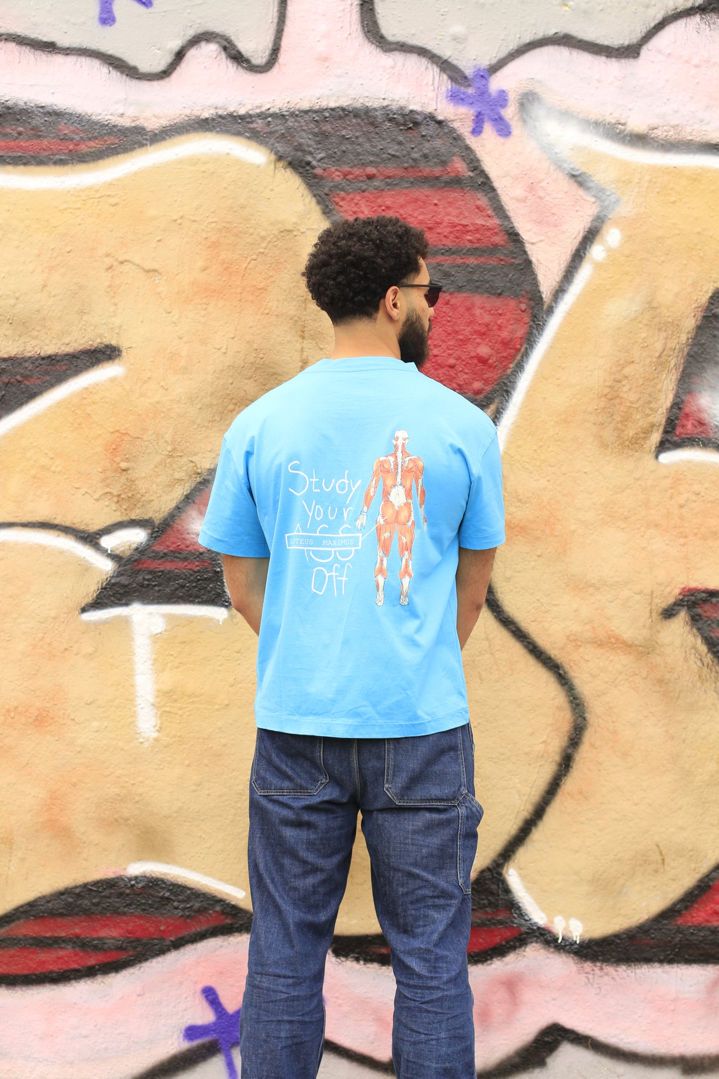 "Study Your Gluteus Off" Men’s Boxy Tee