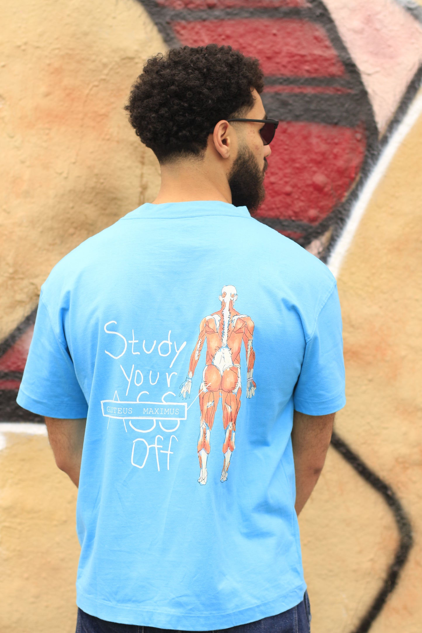 "Study Your Gluteus Off" Men’s Boxy Tee