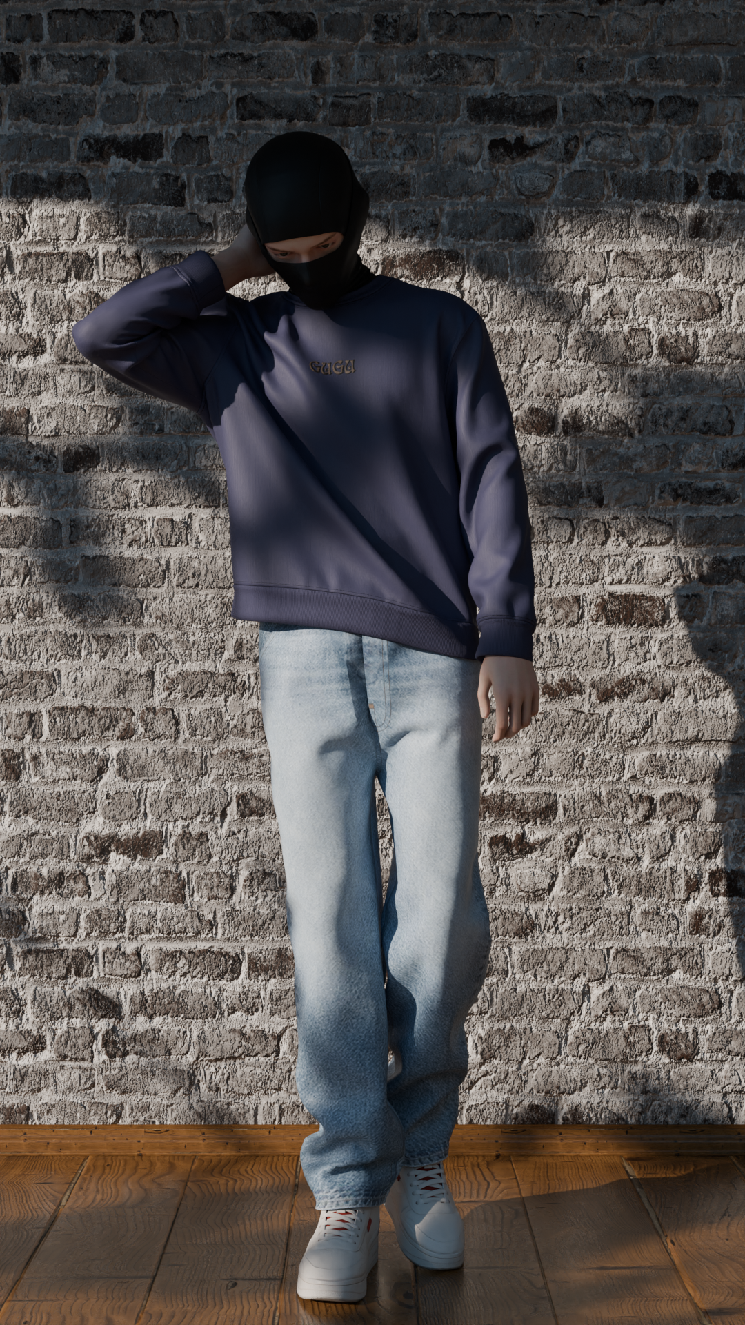 GUGU’s Minimalistic Oversized Sweatshirt