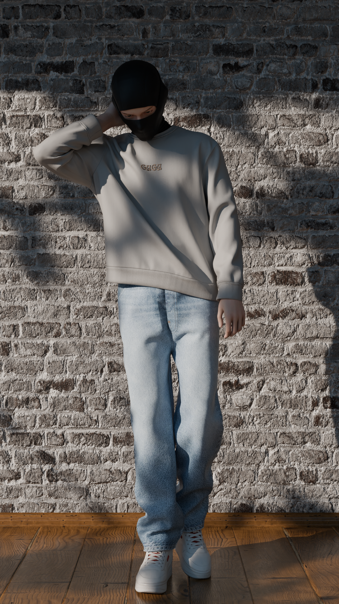 GUGU’s Minimalistic Oversized Sweatshirt