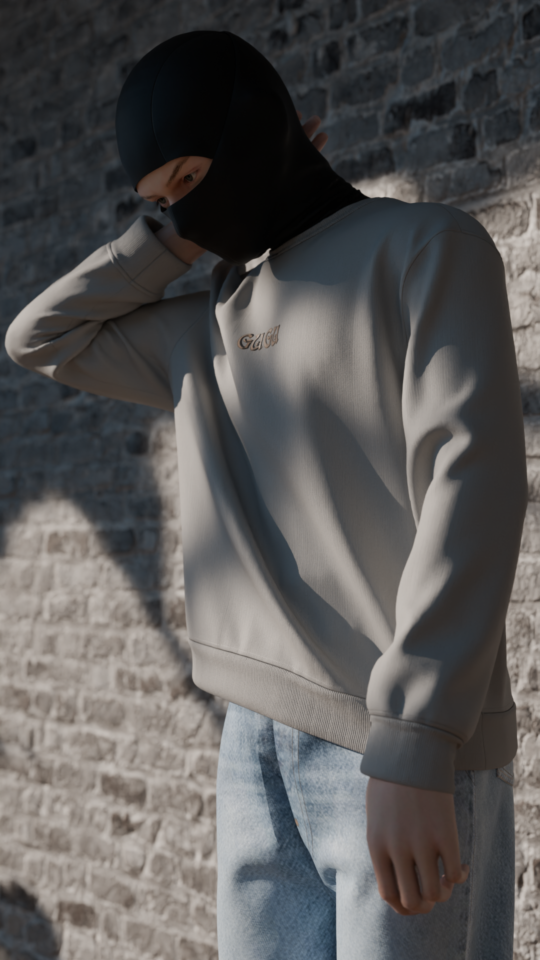 GUGU’s Minimalistic Oversized Sweatshirt