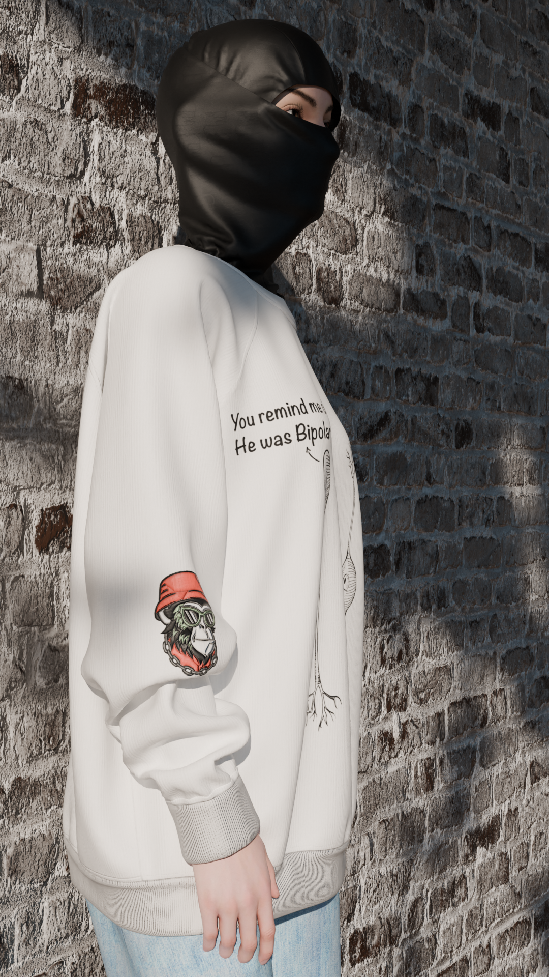 He was Bipolar’s Loose Sweatshirt